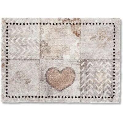 Astra Pure & Soft Paillasson moelleux Patchwork 50 x 70 cm Lavable à l'intérieur Tapis de porte résistant Tapis de couloir Astra Pure & Soft Paillasson moelleux Patchwork 50 x 70 cm Lavable à l'intérieur Tapis de porte résistant Tapis de couloir