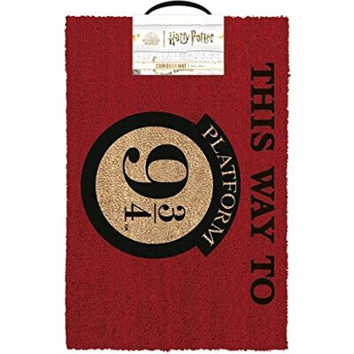 Pyramid Paillasson Harry Potter (This Way to Platform 9 3/4) 60 x 40 cm Pyramid Paillasson Harry Potter (This Way to Platform 9 3/4) 60 x 40 cm