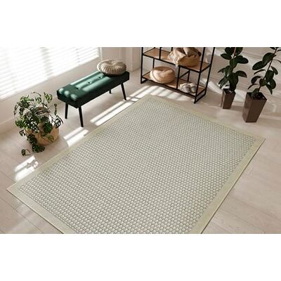 andiamo Tapis d'extérieur résistant aux intempéries, perméable à l'eau, plat, uni, chiné, bordure, pour l'extérieur et l'intérieur, couleur : marron clair, dimensions : 57 x 110 cm andiamo Tapis d'extérieur résistant aux intempéries, perméable à l'eau, plat, uni, chiné, bordure, pour l'extérieur et l'intérieur, couleur : marron clair, dimensions : 57 x 110 cm