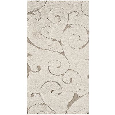 Tapis moderne Safavieh beige 60x90cm motif tropical Tapis moderne Safavieh beige 60x90cm motif tropical