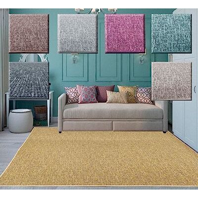 TADI & IMPERIO 1979 Tapis Jaune - Tapis TADI & IMPERIO 1979 Tapis Jaune - Tapis