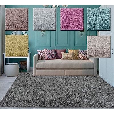 TADI & IMPERIO 1979 Tapis gris anthracite effet jute naturel - Tapis TADI & IMPERIO 1979 Tapis gris anthracite effet jute naturel - Tapis