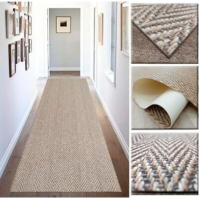 Tapis vinyle en épi - 50x600 cm - Cuisine & Couloir Tapis vinyle en épi - 50x600 cm - Cuisine & Couloir