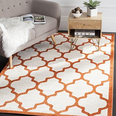 Tapis d'extérieur beige Derby de Safavieh - Tapis d'extérieur Tapis d'extérieur beige Derby de Safavieh - Tapis d'extérieur