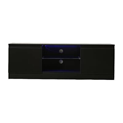 VDD Buffet meuble TV Meuble TV 120 cm de large noir VDD Buffet meuble TV Meuble TV 120 cm de large noir