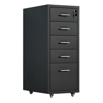 Kx9Lb8d Classeur Armoire de rangement en acier laminé à froid épaissie, armoire multifonctionnelle for organisateur données, classeur bureau grande capacité 5 couches Armoire de bureau(Noir) Kx9Lb8d Classeur Armoire de rangement en acier laminé à froid épaissie, armoire multifonctionnelle for organisateur données, classeur bureau grande capacité 5 couches Armoire de bureau(Noir)