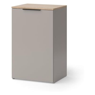 Vicco Commode "Wido", Grège, 50x80cm avec étagère, pour le rangement et l’organisation peu encombrante Vicco Commode "Wido", Grège, 50x80cm avec étagère, pour le rangement et l’organisation peu encombrante