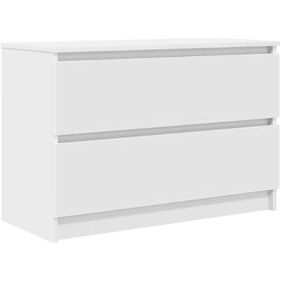 vidaXL Meuble TV blanc 80x35x54 cm bois d'ingénierie, banc tv, meuble hifi, centre de divertissement, buffet tv, meuble multimédia, console tv vidaXL Meuble TV blanc 80x35x54 cm bois d'ingénierie, banc tv, meuble hifi, centre de divertissement, buffet tv, meuble multimédia, console tv