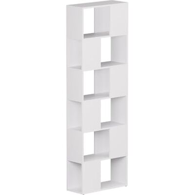 Vicco Séparation de pièce "Eneos", Blanc, 60x186cm utilisable comme étagère autoportante pour une division flexible de l’espace Vicco Séparation de pièce "Eneos", Blanc, 60x186cm utilisable comme étagère autoportante pour une division flexible de l’espace