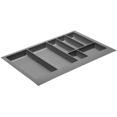 GTV Range-couverts pour tiroirs d'armoire de cuisine Anthracite 740 x 472 mm GTV Range-couverts pour tiroirs d'armoire de cuisine Anthracite 740 x 472 mm