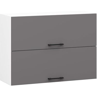 AKORD OLIWIA G2 Armoire suspendue de cuisine 80 cm avec 2 portes, armoires de cuisine, spacieuse, pour petite cuisine, pour une kitchenette, Dans le cadre d'un ensemble, l 80 x H 58 x P 30 cm, 21,60 AKORD OLIWIA G2 Armoire suspendue de cuisine 80 cm avec 2 portes, armoires de cuisine, spacieuse, pour petite cuisine, pour une kitchenette, Dans le cadre d'un ensemble, l 80 x H 58 x P 30 cm, 21,60