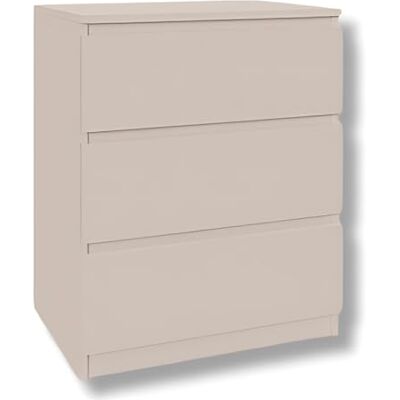 YUMEBLY Commode avec 3 tiroirs Kashmir 60 cm Idéale pour chambre, salon, chambre d’enfant et bureau Commode spacieuse Design moderne 60 x 75 x 40 cm YUMEBLY Commode avec 3 tiroirs Kashmir 60 cm Idéale pour chambre, salon, chambre d’enfant et bureau Commode spacieuse Design moderne 60 x 75 x 40 cm
