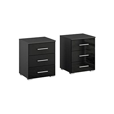 Table de Nuit Rauch Base - AD664.61K5 - Bois Gris, 52x36x40 cm Table de Nuit Rauch Base - AD664.61K5 - Bois Gris, 52x36x40 cm