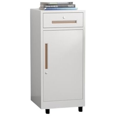 WANGHAI-666 Caisson de Bureau Classeur à tiroirs en acier, armoire de rangement multifonctionnelle bureau sous le avec verrouillable(Blanc) WANGHAI-666 Caisson de Bureau Classeur à tiroirs en acier, armoire de rangement multifonctionnelle bureau sous le avec verrouillable(Blanc)