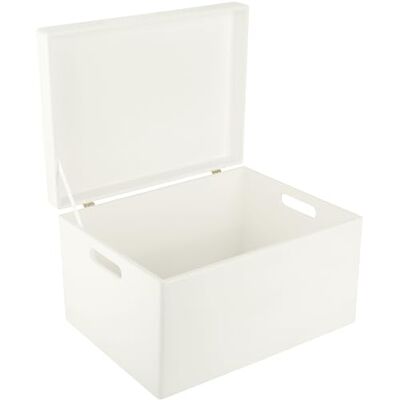 Creative Boite Rangement en Bois Blanc 40 x 30 x 24 cm (+/- 1 cm) avec Couvercle et Poignées Boite en Bois Boite a Souvenir Boîte Caisse Malle Coffre BRUT ET NON PONCÉ Boîte de rangement en bois avec couvercle et poignées pour découpage et d Creative Boite Rangement en Bois Blanc 40 x 30 x 24 cm (+/- 1 cm) avec Couvercle et Poignées Boite en Bois Boite a Souvenir Boîte Caisse Malle Coffre BRUT ET NON PONCÉ Boîte de rangement en bois avec couvercle et poignées pour découpage et d