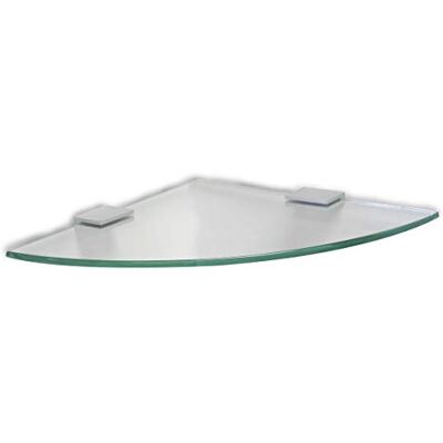 TATAY Étagère d’Angle Ice 6060900 pour Salle de Bain, 25x1,4x25 cm Étagère d’Angle Aluminium Résistant Verre Poli Installation Murale Rangement de Salle de Bain TATAY Étagère d’Angle Ice 6060900 pour Salle de Bain, 25x1,4x25 cm Étagère d’Angle Aluminium Résistant Verre Poli Installation Murale Rangement de Salle de Bain