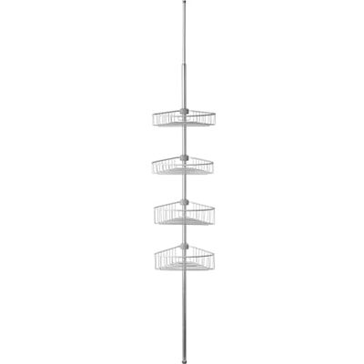 TATAY Étagère Salle de Bain Télescopique 4 Paniers, Supporte 40 kg Étagère Douche Télescopique Aluminium Anticorrosion Supporte 40 kg Dimensions 35,5 x 21,5 x 27cm Matériau Métal TATAY Étagère Salle de Bain Télescopique 4 Paniers, Supporte 40 kg Étagère Douche Télescopique Aluminium Anticorrosion Supporte 40 kg Dimensions 35,5 x 21,5 x 27cm Matériau Métal