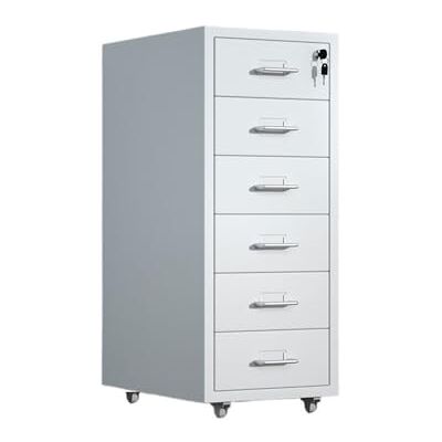 WANGHAI-666 Caisson de Bureau Classeur de bureau Armoire à tiroirs en acier laminé froid épaissie rangement grande capacité d'organisation données multifonctionnelle avec serrures(Blanc) WANGHAI-666 Caisson de Bureau Classeur de bureau Armoire à tiroirs en acier laminé froid épaissie rangement grande capacité d'organisation données multifonctionnelle avec serrures(Blanc)