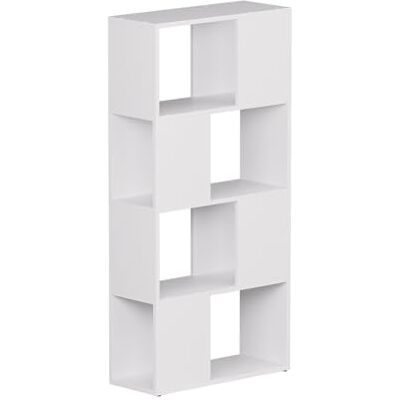 Vicco Séparation de pièce "Eneos", Blanc, 60x124.5cm utilisable comme étagère autoportante pour une division flexible de l’espace Vicco Séparation de pièce "Eneos", Blanc, 60x124.5cm utilisable comme étagère autoportante pour une division flexible de l’espace