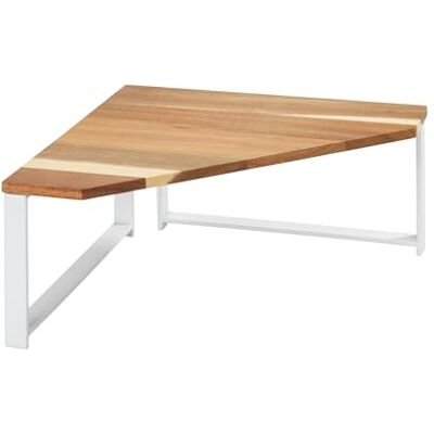 WENKO Louisa Petite étagère d'angle de cuisine en bois d'acacia et métal, 30 x 15 x 30 cm, blanche WENKO Louisa Petite étagère d'angle de cuisine en bois d'acacia et métal, 30 x 15 x 30 cm, blanche