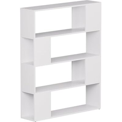 Vicco Séparation de pièce "Eneos", Blanc, 100x124.5cm utilisable comme étagère autoportante pour une division flexible de l’espace Vicco Séparation de pièce "Eneos", Blanc, 100x124.5cm utilisable comme étagère autoportante pour une division flexible de l’espace
