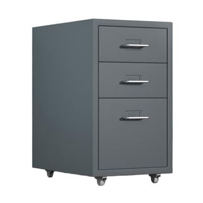 ZYYANSHOP Meuble de Rangement Bureau Classeur de bureau, armoire en fer 1.2mm d'épaisseur, rangement multifonctionnelle, multi-tiroirs, stockage données(Gray) ZYYANSHOP Meuble de Rangement Bureau Classeur de bureau, armoire en fer 1.2mm d'épaisseur, rangement multifonctionnelle, multi-tiroirs, stockage données(Gray)