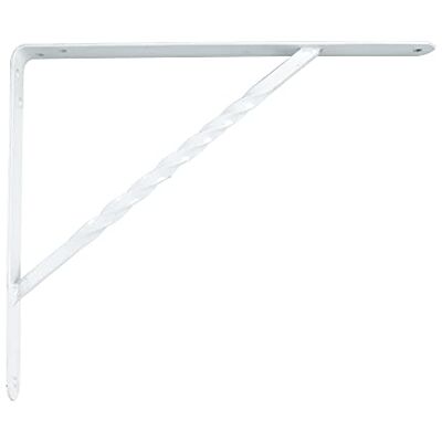 Amig Équerre d'étagère murale Console pour étagère Support étagère en Acier Coleur: Blanc Dimensions: 250 x 200 Poids max.: 225 kg Amig Équerre d'étagère murale Console pour étagère Support étagère en Acier Coleur: Blanc Dimensions: 250 x 200 Poids max.: 225 kg