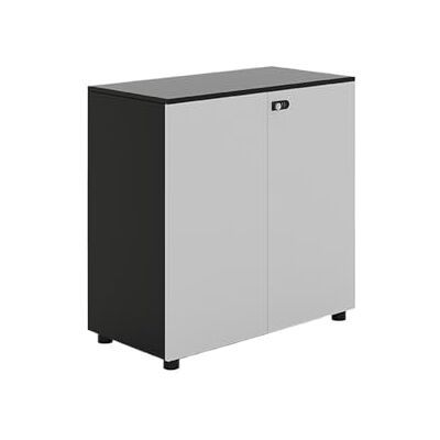 Kx9Lb8d Classeur Armoire de rangement basse à double porte, blanche et noire, en bois, avec serrure, for le des données Armoire de bureau Kx9Lb8d Classeur Armoire de rangement basse à double porte, blanche et noire, en bois, avec serrure, for le des données Armoire de bureau