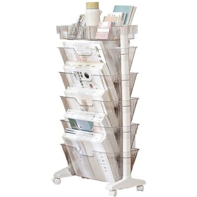 Kx9Lb8d Classeur Porte-documents transparent mobile, support de stockage livres données, étagère latérale bureau Armoire de bureau Kx9Lb8d Classeur Porte-documents transparent mobile, support de stockage livres données, étagère latérale bureau Armoire de bureau