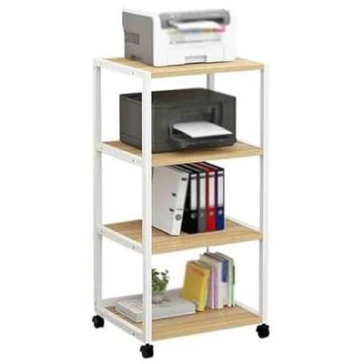 Hhmmei2024-23 Support d'imprimante de Bureau Support de stockage Mobile multicouche sur pied, support de stockage for imprimante, support de stockage de bureau de conception minimale Organisateur de Stockage Hhmmei2024-23 Support d'imprimante de Bureau Support de stockage Mobile multicouche sur pied, support de stockage for imprimante, support de stockage de bureau de conception minimale Organisateur de Stockage