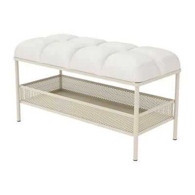 YANG11FAN Confortable Banc d'entrée rembourré, banc de chambre à coucher en tissu, d'extrémité lit avec boîte rangement, for entrée, placard, couloir, salon YANG11FAN Confortable Banc d'entrée rembourré, banc de chambre à coucher en tissu, d'extrémité lit avec boîte rangement, for entrée, placard, couloir, salon