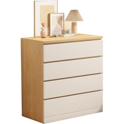 Lijiaxiuyc-101 Commode de rangement Commode moderne à tiroirs, armoire de rangement avec 4 for chambres coucher et salons(Blanc) Lijiaxiuyc-101 Commode de rangement Commode moderne à tiroirs, armoire de rangement avec 4 for chambres coucher et salons(Blanc)
