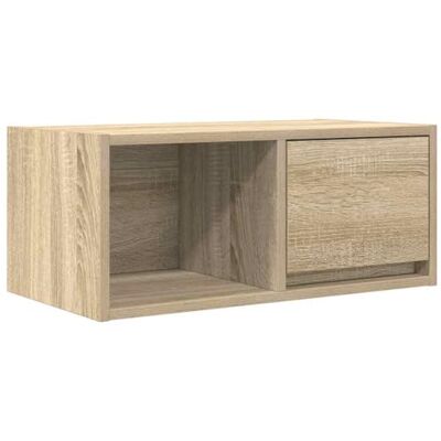 vidaXL Meuble TV chêne sonoma 60x31x25,5 cm bois d'ingénierie, banc TV, meuble hifi, centre de divertissement, buffet TV, meuble multimédia vidaXL Meuble TV chêne sonoma 60x31x25,5 cm bois d'ingénierie, banc TV, meuble hifi, centre de divertissement, buffet TV, meuble multimédia
