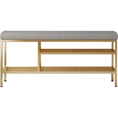 SBCGFY Tabouret à chaussures avec siège souple pour entrée/placard, rangement, banc de rangement à chaussures, meuble à chaussures, avec rangement et siège, pour salon, lit (B) SBCGFY Tabouret à chaussures avec siège souple pour entrée/placard, rangement, banc de rangement à chaussures, meuble à chaussures, avec rangement et siège, pour salon, lit (B)