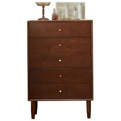 Lijiaxiuyc-101 Commode de rangement Commode à 5 tiroirs de rangement avec plateau en bois, idéale for une chambre d'amis ou un dressing Lijiaxiuyc-101 Commode de rangement Commode à 5 tiroirs de rangement avec plateau en bois, idéale for une chambre d'amis ou un dressing