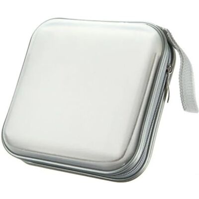 DHYUACN Étui de rangement portable pour DVD, avec 40 capacités, pour disques, CD et DVD, boîte de rangement, fermeture éclair carrée pour la maison (blanc) DHYUACN Étui de rangement portable pour DVD, avec 40 capacités, pour disques, CD et DVD, boîte de rangement, fermeture éclair carrée pour la maison (blanc)