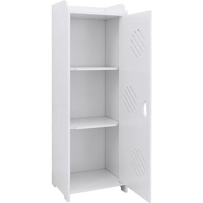 homewell Armoires de salle de bain, unités de rangement de salle de bain avec étagère de rangement ouverte, armoire de toilette, meuble de salle de bain autoportant, étroit, 24 x 20 x 75 cm homewell Armoires de salle de bain, unités de rangement de salle de bain avec étagère de rangement ouverte, armoire de toilette, meuble de salle de bain autoportant, étroit, 24 x 20 x 75 cm
