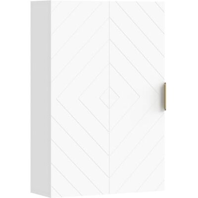 kleankin Armoire Murale de Salle de Bain Dim. 40L x 15l x 60H cm Blanc Meuble de Rangement, avec Étagère Réglable kleankin Armoire Murale de Salle de Bain Dim. 40L x 15l x 60H cm Blanc Meuble de Rangement, avec Étagère Réglable