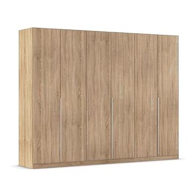 RAUCH Möbel Alabama Armoire à portes battantes en chêne Sonoma 6 portes avec kit d'accessoires supérieur, 3 tringles à vêtements, 6 étagères, 3 tiroirs, 1 compartiment à linge RAUCH Möbel Alabama Armoire à portes battantes en chêne Sonoma 6 portes avec kit d'accessoires supérieur, 3 tringles à vêtements, 6 étagères, 3 tiroirs, 1 compartiment à linge