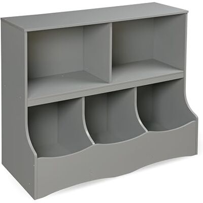 Badger Basket Panier de rangement multi-bacs, gris Badger Basket Panier de rangement multi-bacs, gris