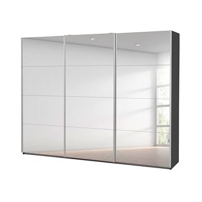 RAUCH möbelwerke Gmbh Caracas Armoire à portes coulissantes en bois Gris métallisé 271 x 210 x 62 cm RAUCH möbelwerke Gmbh Caracas Armoire à portes coulissantes en bois Gris métallisé 271 x 210 x 62 cm