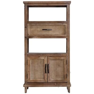 SnamicE Buffet Armoire rétro en bois massif vieilli pour salon, casier, style industriel, buffet d'entrée, buffet, 63 x 35 x 121 cm, SnamicE Buffet Armoire rétro en bois massif vieilli pour salon, casier, style industriel, buffet d'entrée, buffet, 63 x 35 x 121 cm,
