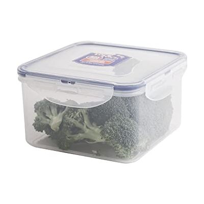 LOCK & LOCK Lock and Lock Boîte de rangement carrée en plastique Transparent 1,2 l LOCK & LOCK Lock and Lock Boîte de rangement carrée en plastique Transparent 1,2 l
