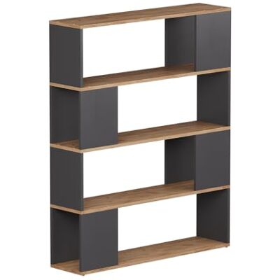 Vicco Séparation de pièce "Eneos", Anthracite/chêne doré, 100x124.5cm utilisable comme étagère autoportante pour une division flexible de l’espace Vicco Séparation de pièce "Eneos", Anthracite/chêne doré, 100x124.5cm utilisable comme étagère autoportante pour une division flexible de l’espace