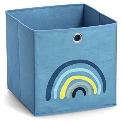 Zeller 14426 Boîte de rangement « Blue Rainbow », non tissé, bleu, env. 28 x 28 x 28 cm Zeller 14426 Boîte de rangement « Blue Rainbow », non tissé, bleu, env. 28 x 28 x 28 cm