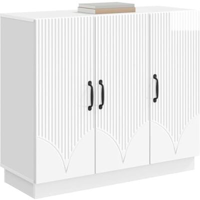 vidaXL Buffet Blanc brillant 89 x 34,5 x 77 cm Bois d'ingénierie, Salon, Unité de Rangement Rectangulaire, Buffets Modernes, Meubles Élégan, Organisateurs Pratiques, Déco Maison vidaXL Buffet Blanc brillant 89 x 34,5 x 77 cm Bois d'ingénierie, Salon, Unité de Rangement Rectangulaire, Buffets Modernes, Meubles Élégan, Organisateurs Pratiques, Déco Maison
