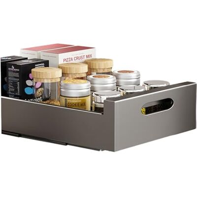 Zstar Tiroir télescopique extensible Organiseur de cuisine (25 x 43 x 9 cm (l x P x H) Organisateur de placard, étagères de rangement pour armoires de cuisine, pantry, organisation sous l'évier, pas de Zstar Tiroir télescopique extensible Organiseur de cuisine (25 x 43 x 9 cm (l x P x H) Organisateur de placard, étagères de rangement pour armoires de cuisine, pantry, organisation sous l'évier, pas de