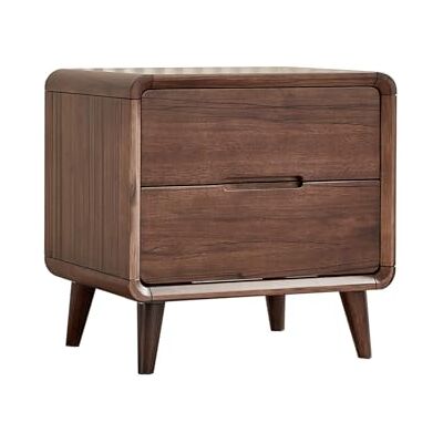 FUHAI-666 Table de Chevet Table de chevet à deux tiroirs, organisateur chambre coucher marron, meubles, meuble rangement salon vintage Sideboa(S) FUHAI-666 Table de Chevet Table de chevet à deux tiroirs, organisateur chambre coucher marron, meubles, meuble rangement salon vintage Sideboa(S)