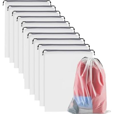 Bkrdty Sacs à Chaussures Transparents 10 pièces Voyage Sac de Rangement Multifonctionnel Sac De Rangement Peu Encombrant avec Cordon pour Chaussures Jouets Stockage, Transparent, sacs à chaussures Bkrdty Sacs à Chaussures Transparents 10 pièces Voyage Sac de Rangement Multifonctionnel Sac De Rangement Peu Encombrant avec Cordon pour Chaussures Jouets Stockage, Transparent, sacs à chaussures