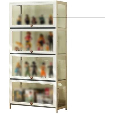 YFWOKSL Vitrine acrylique vitrine vitrine salon vitrines vitrines vitrines avec portes en verre Anti-poussière Rangement YFWOKSL Vitrine acrylique vitrine vitrine salon vitrines vitrines vitrines avec portes en verre Anti-poussière Rangement